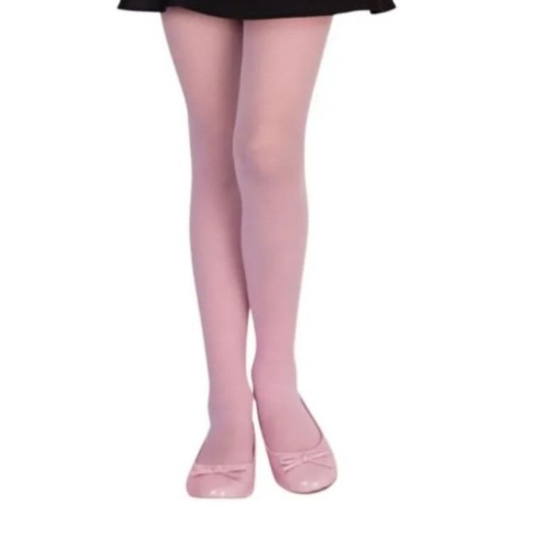 Meia calça infantil fio 20 fina Trifil ballet, festa, dia a dia, rosa ou preta