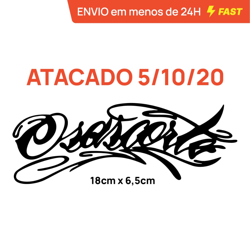Adesivo Osascorte Atacado Kit Revenda Adesivos Chave Moto Grau 5 10 20
