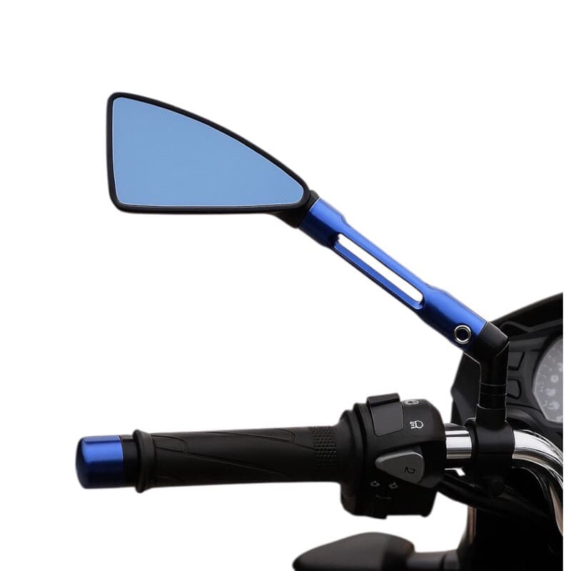 Retrovisor Moto Esportivo Em Alumínio Anti-reflexo Para Honda Yamaha Universal Cores Variadas Curto Retrovisor 3 Pontas