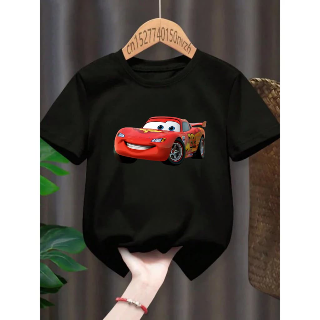 Camiseta Unissex Infantil/Juvenil Carros Relâmpago Mcqueen