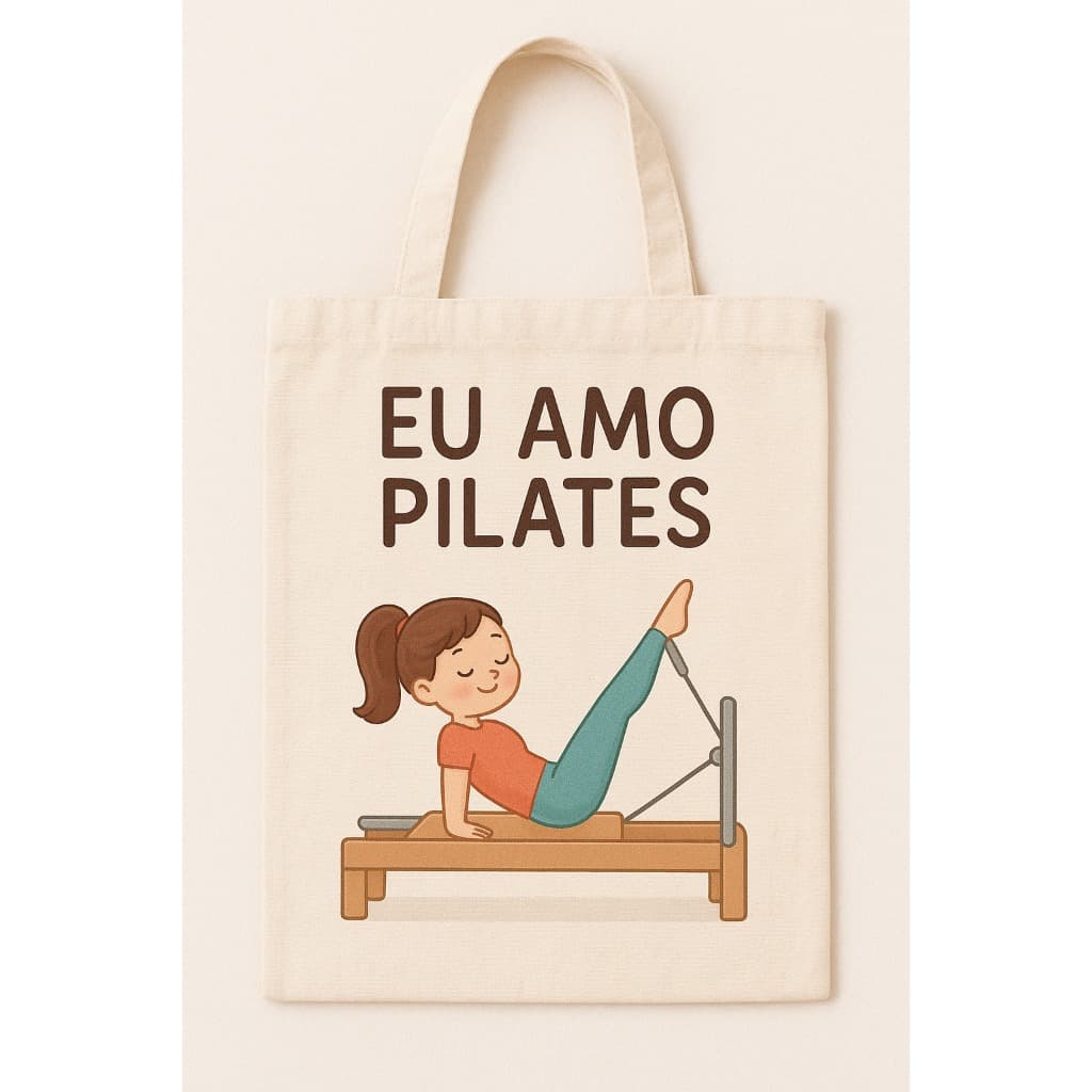 Ecobag Dobrável 100% Algodão Cru