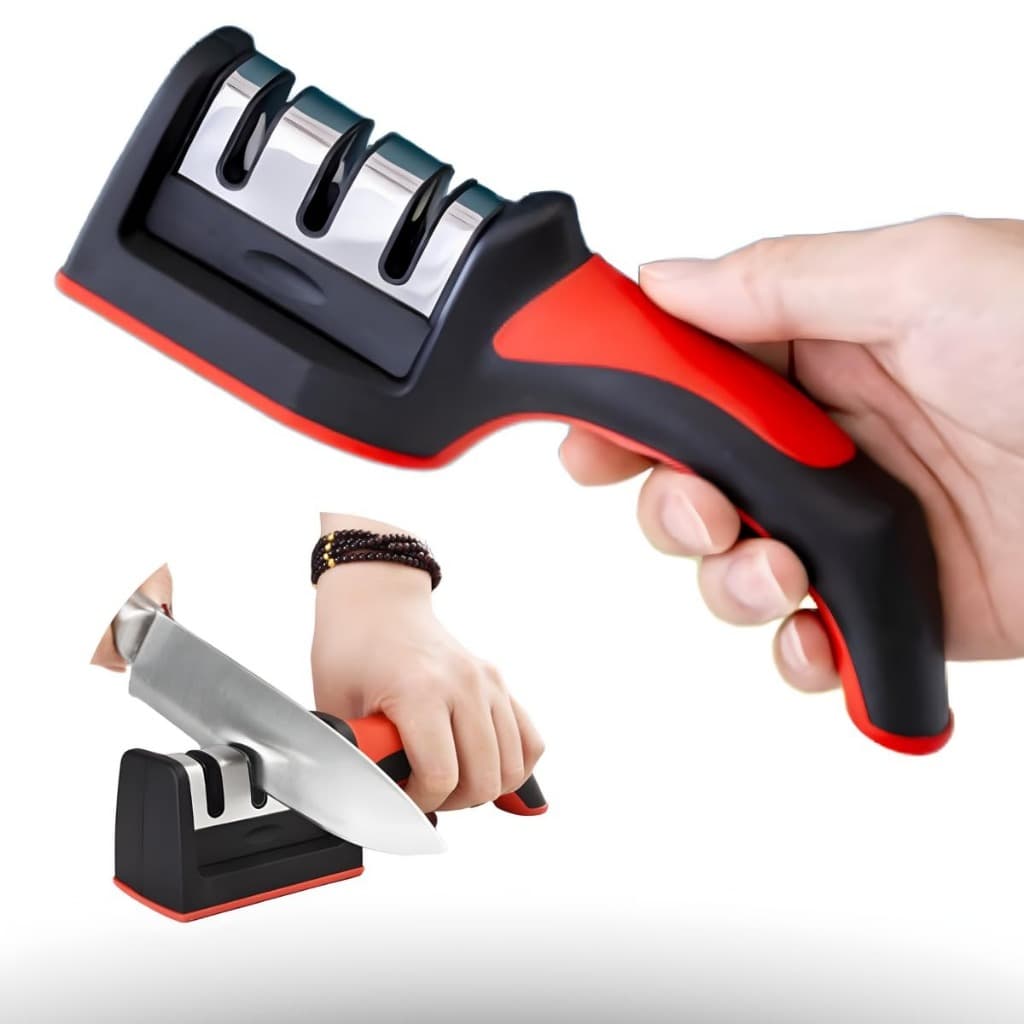 Amolador de Facas Portátil – Rápido e Prático para Facas e Tesouras
