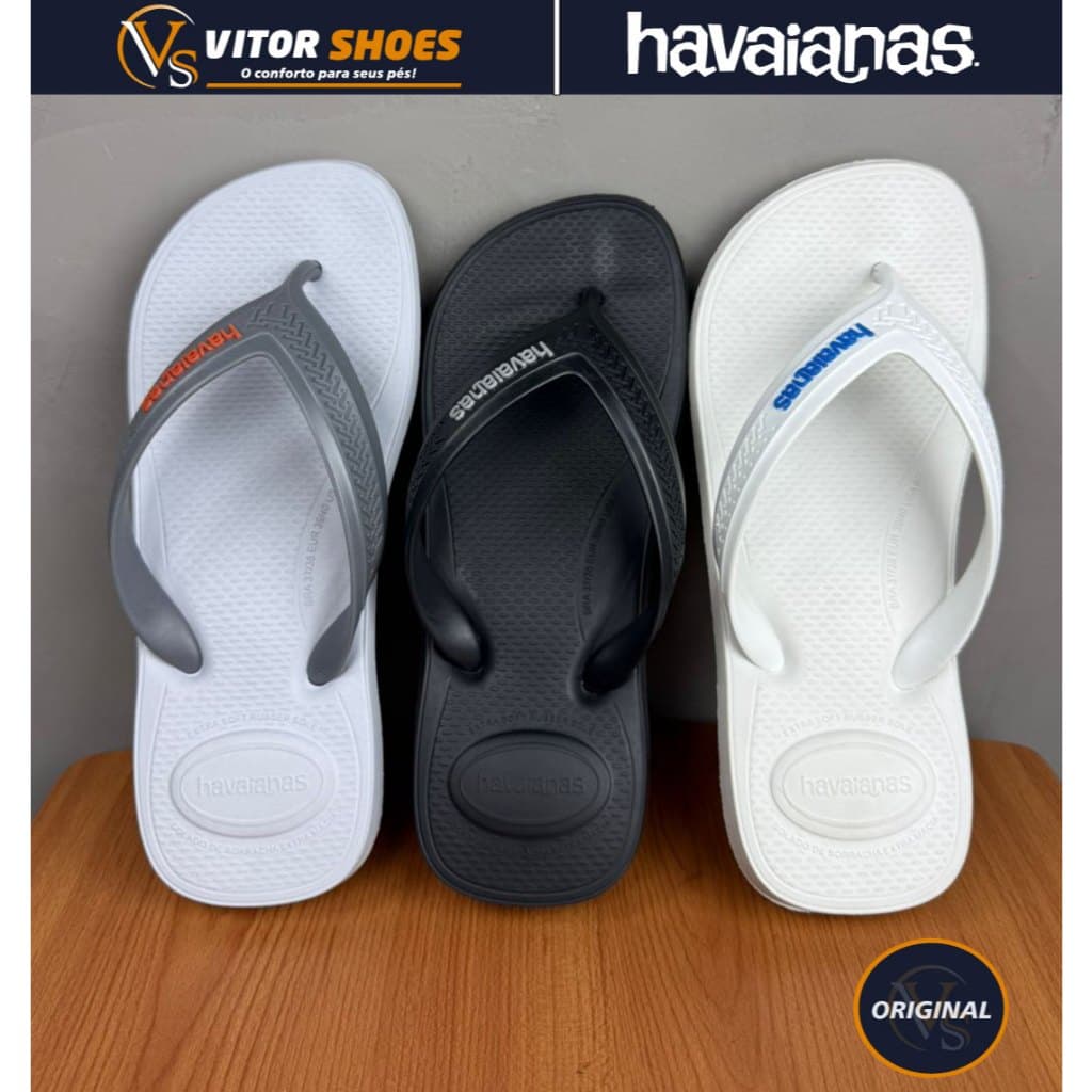 Chinelo Masculino Havaianas Top Max Comfort | Original Havaianas