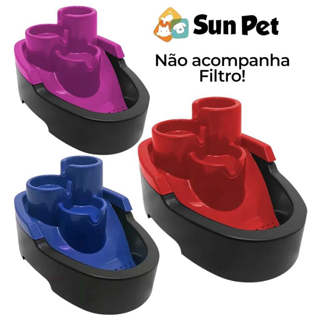 Fonte de Água Para Gatos Bebedouro Gato Pet Cães e Gatos Durapets Bivolt 2,5L