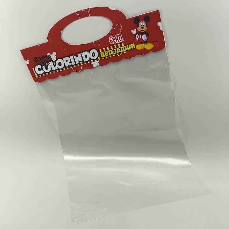 Lapela Personalizada com Saquinho 18x25 cm – Ideal para Lousa Mágica ou Livro de Colorir
