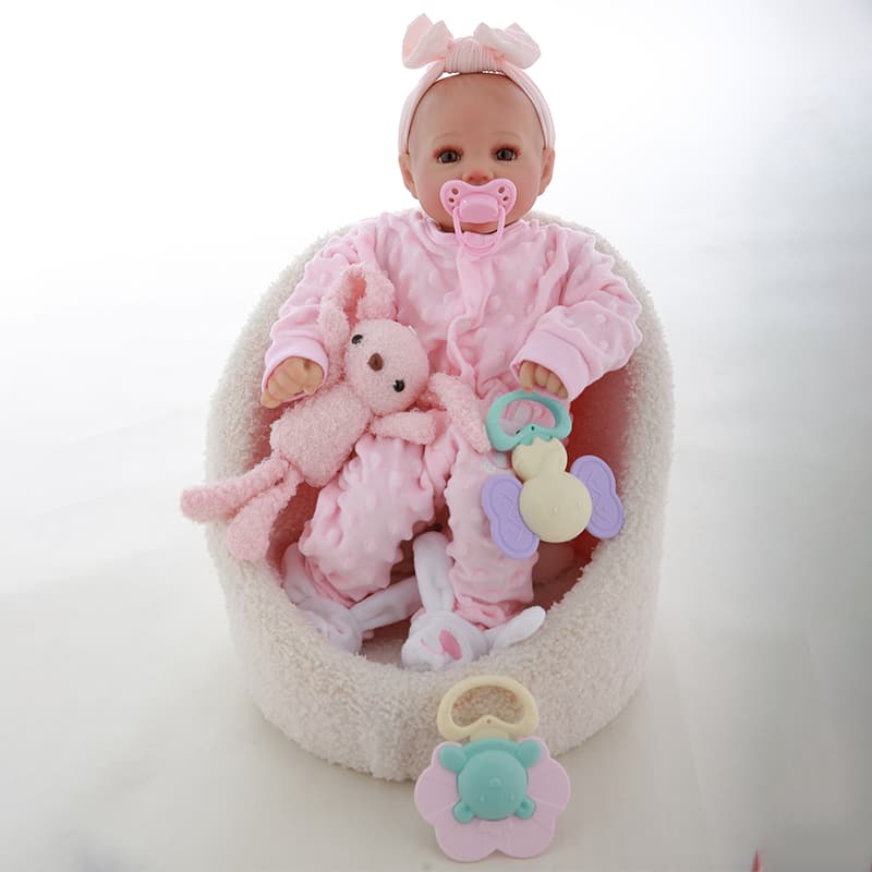 Boneca Bebê Reborn 100% Silicone Realista Pode Banho Completa Promoção