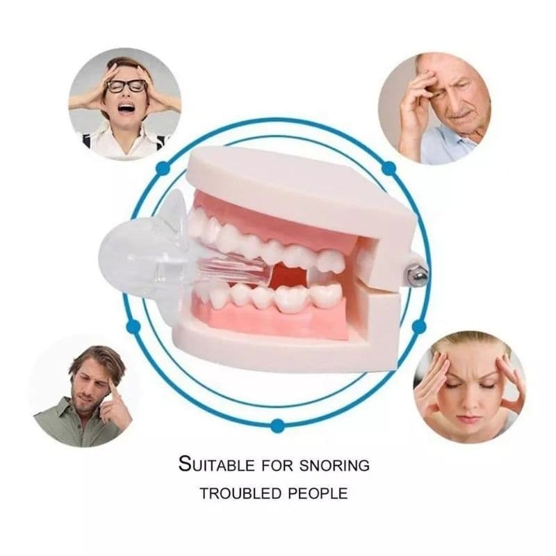 Aparelho de Silicone Lingual Anti Ronco Apneia e Bruxismo