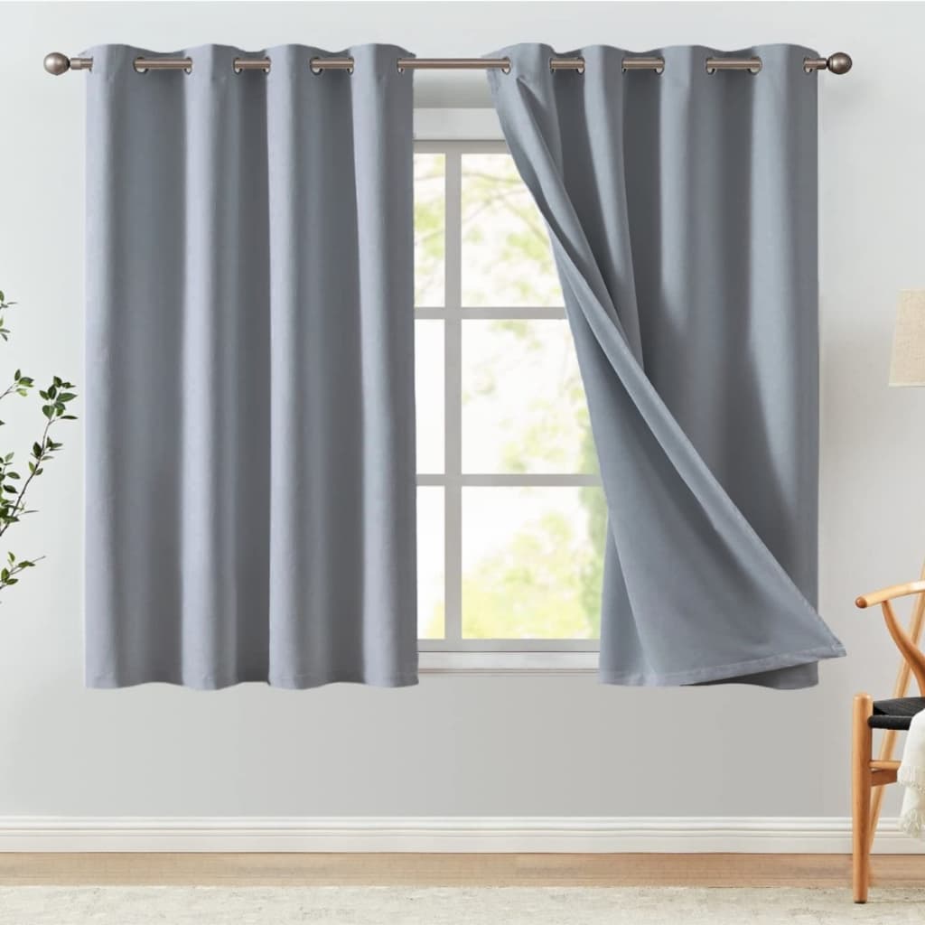 Cortina Tecido Blackout 2,80 x1,80 corta luz para janela para quarto/sala