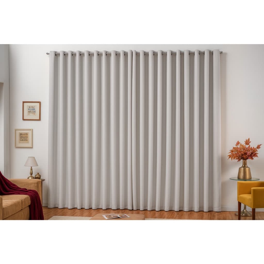 Cortina 8 metros Blecaute Blackout Em Tecido 8,00 x 2,80 Corta Luz para sala quarto escritório