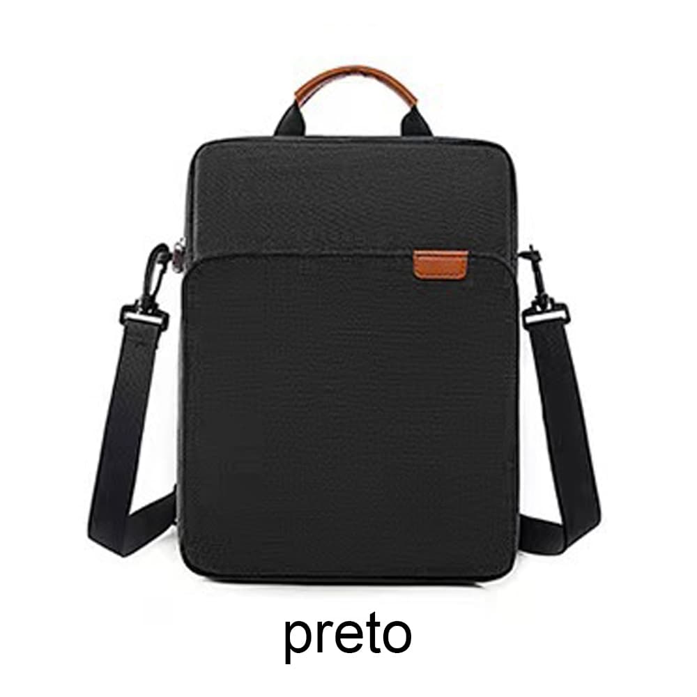 Bolsa masculina portátil bolsa para laptop bolsa crossbody bolsa para documentos grande capacidade
