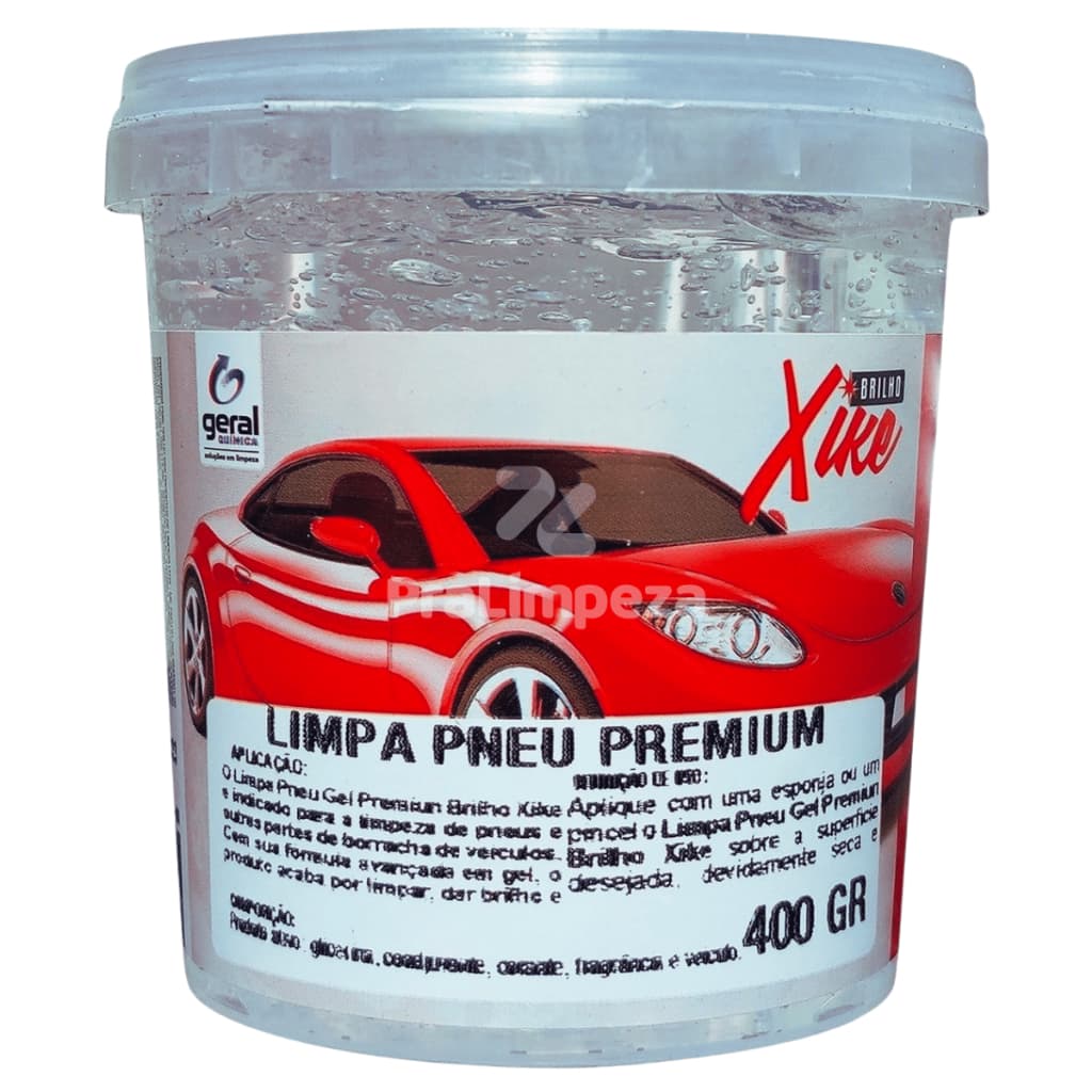 Limpa Pneu Glicerinado Gel Incolor | Baba de Camelo | Pretinho - 400 gramas