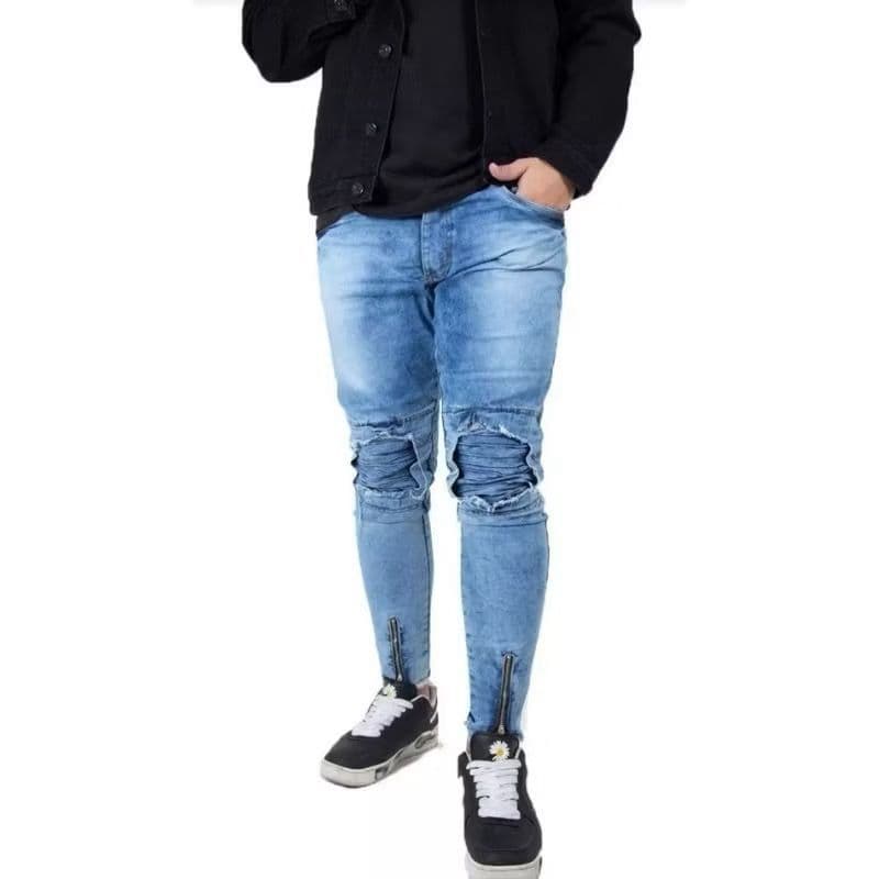 Calça Jeans Masculina Preta Super Skinny Promoção Festa Balada ESTONADA SUPER OFERTA