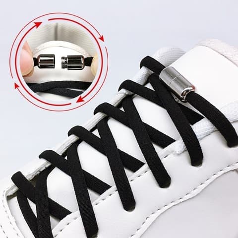 2Cadarço magnético – metal com cadarço para sapatos, fecho metal, fecho magnético rápidO