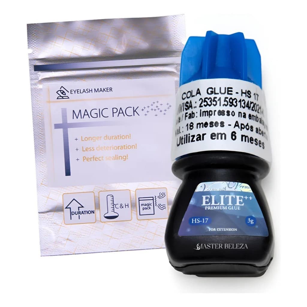 Cola Premium Elite Hs-17 Merit Glue Extensão De Cílios 3ml