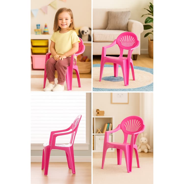 Poltroninha Infantil Atividades Educativas Menino E Menina Reforçada 57 kg