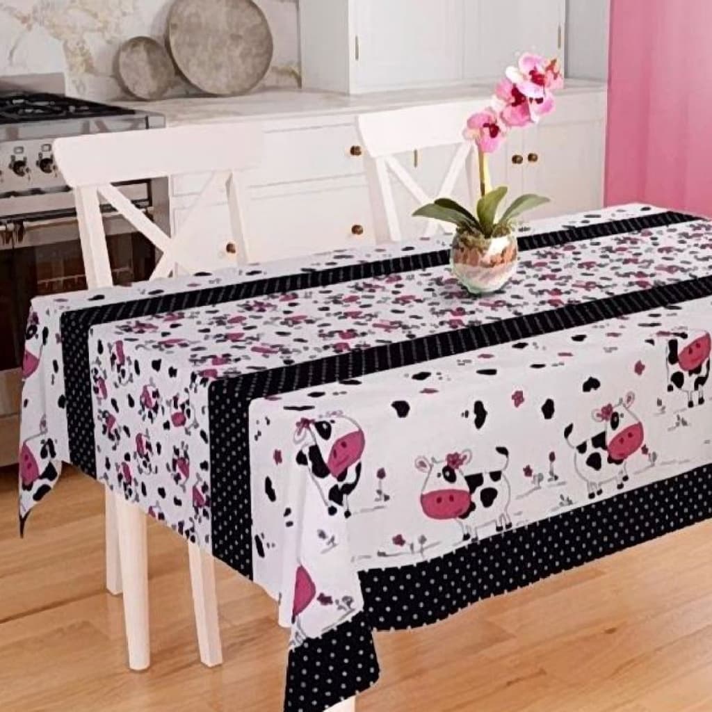 Toalha de Mesa Oxford Estampada Sortida – Prática, Resistente e Moderna