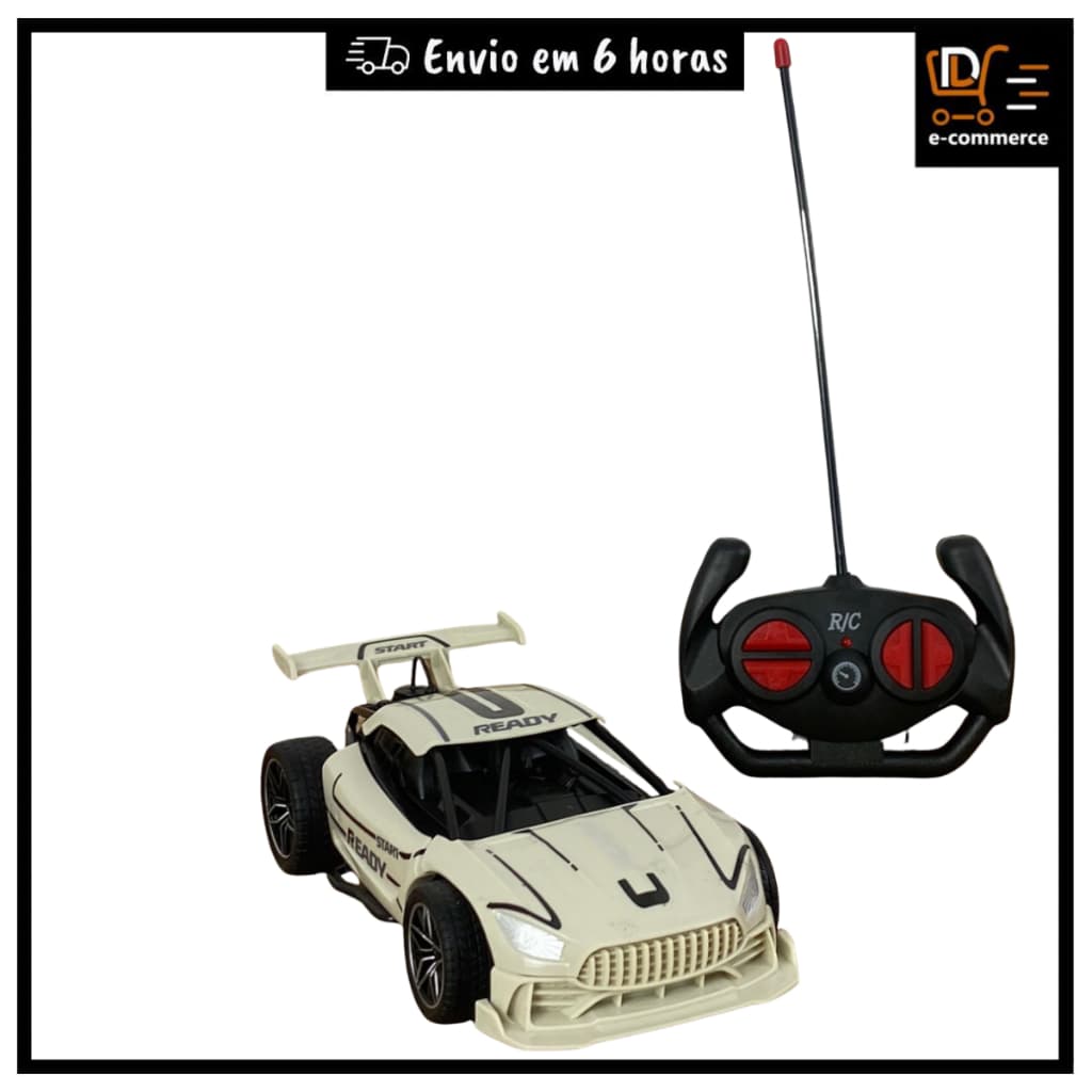 Carrinho RC Esportivo Infantil – Controle Remoto e Recipiente de Água e Vapor