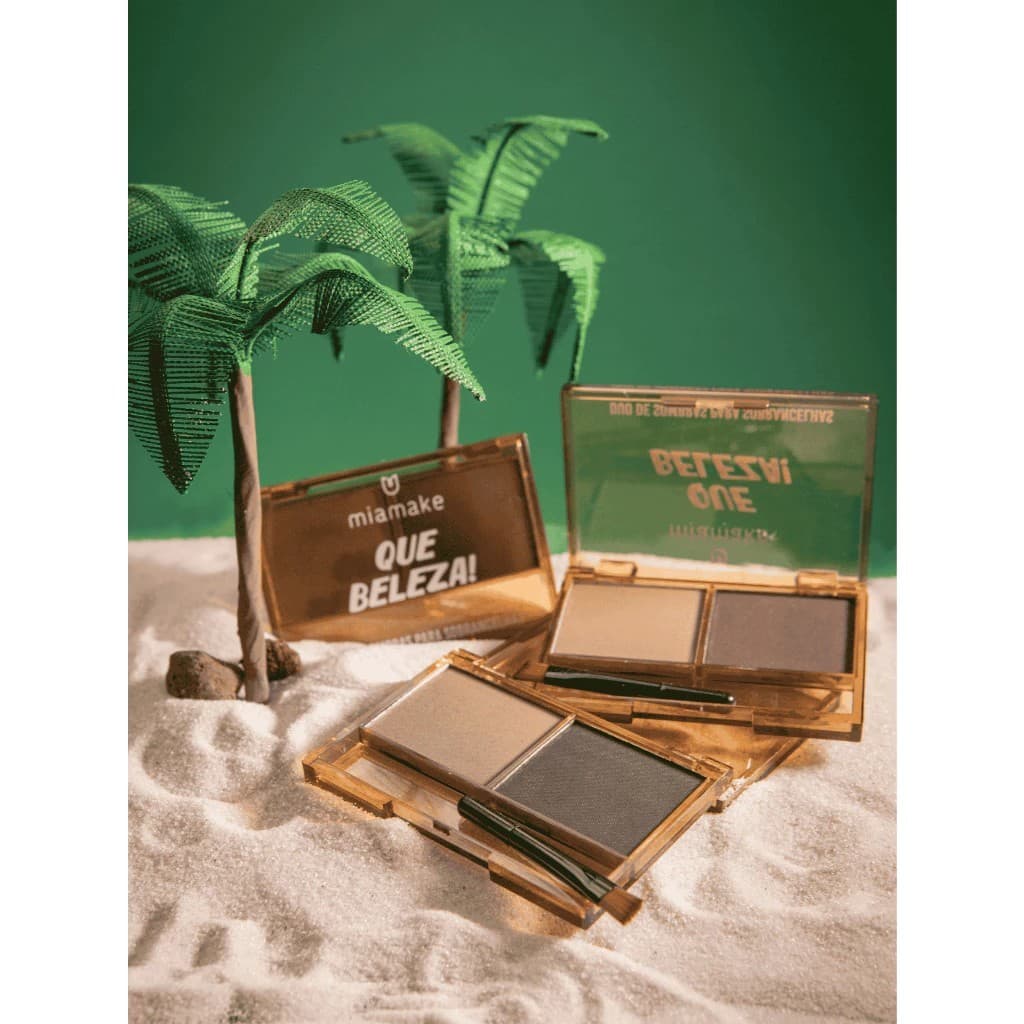 Duo De Sombras Para Sobrancelhas Que Beleza! by Mia Make - 4g