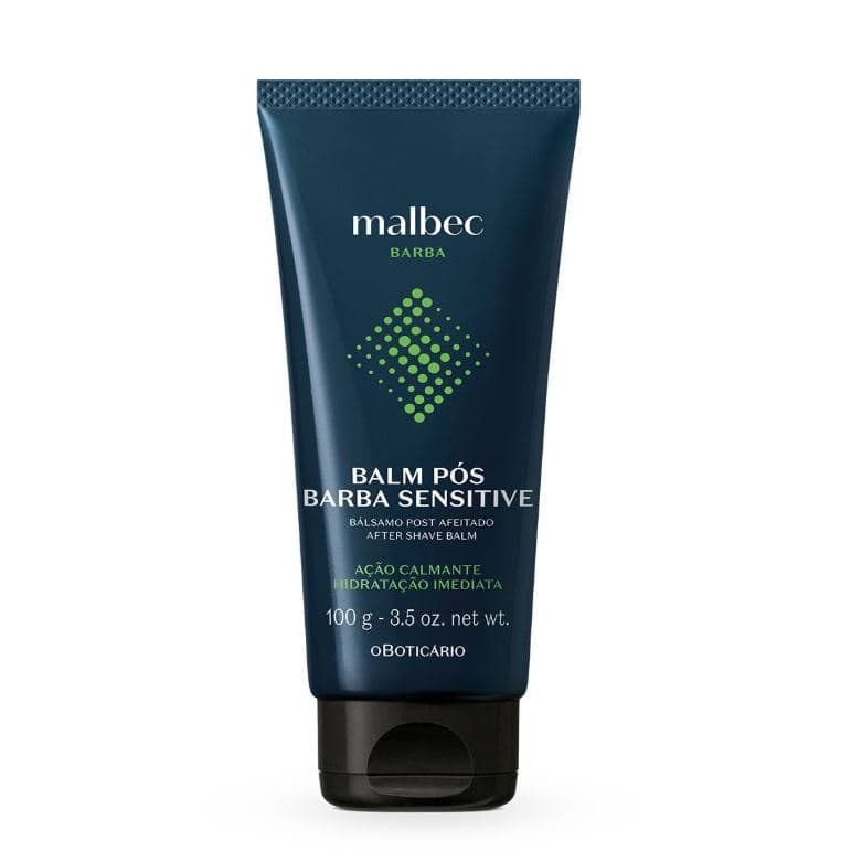 Malbec Barba Balm Pós-Barba Sensitive 100g - oBoticário
