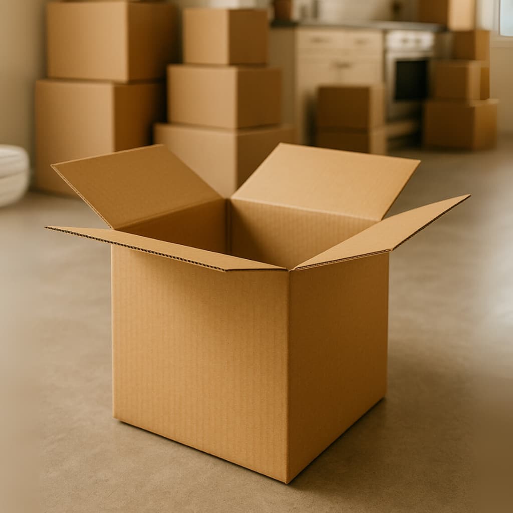 5 Caixas de Papelão Grande Mudança 40x30x30 Embalagem Correio para transporte de mudança