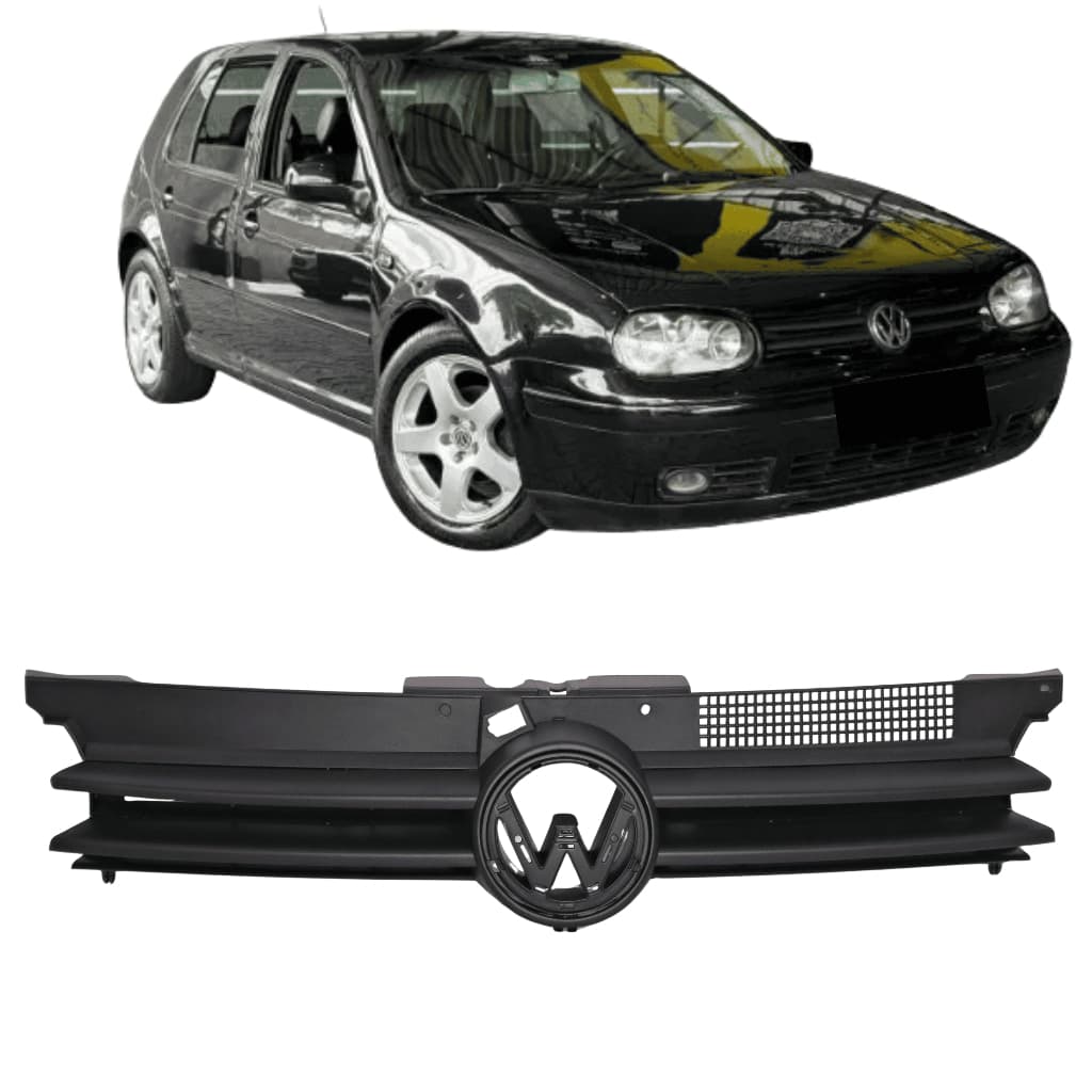 GRADE DIANTEIRA GOLF 1999 A 2006 PRETA (COMPLETA)