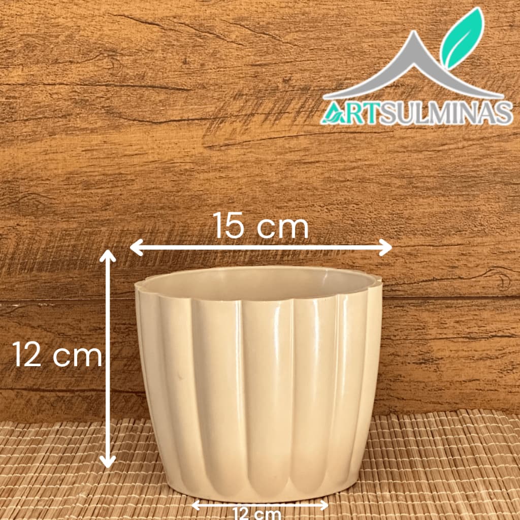 Vaso Cachepô Pequeno N3 Moderno Decorativo para Flores e Plantas Casa Sala Escritório Estilo Grego