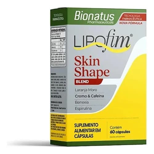 Bionatus - Suplemento Lipofim Skin Shape 60 Capsulas