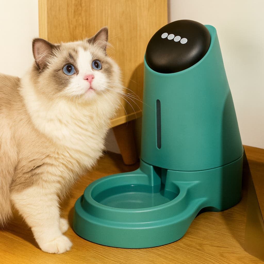 Bebedouro Automático para Cães e Gatos – Antiderrapante, Capacidade 3,5L, Prático e Resistente