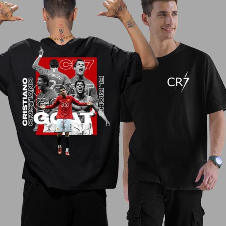 CAMISETA CRISTIANO RONALDO CAMISETA CR7 ROBOZÃO 100% ALGODÃO