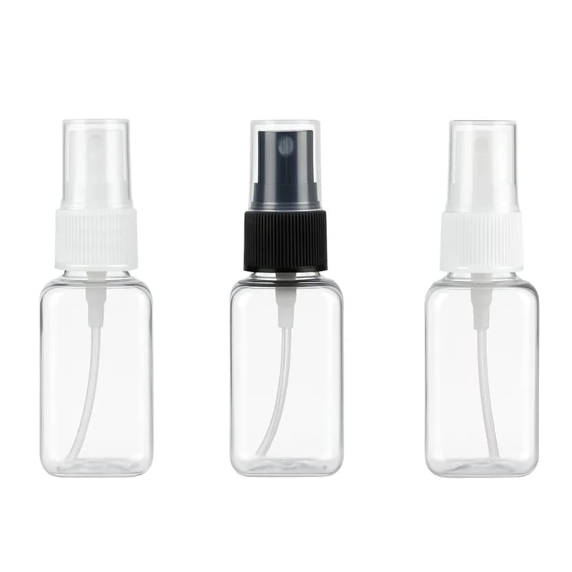 50 Frascos Pet 40 Ml Quadrado Válvula Spray Para Perfumes