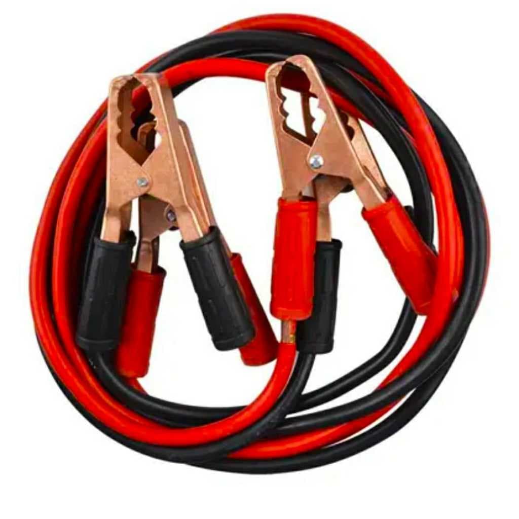 Kit 2 Cabos de Chupeta 🚗 300A 2,2m | Partida Auxiliar de Bateria Automotiva – Carros e Motos
