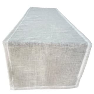 Caminho de Mesa 60cm de Largura Diversos Tamanhos Linho Decoração Trilho de Mesa Grande Rústico Luxo