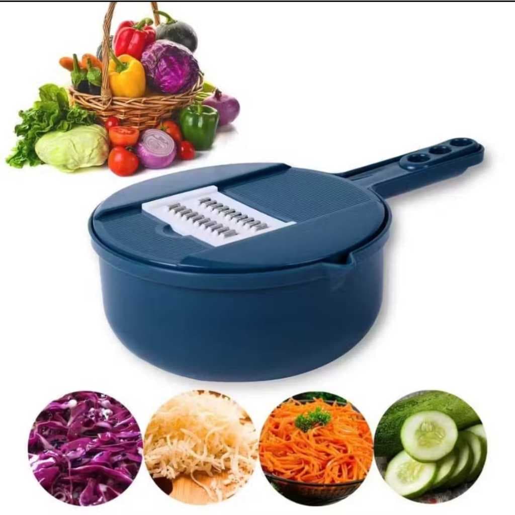 Kit Cortador de Legumes Manual 12 em 1