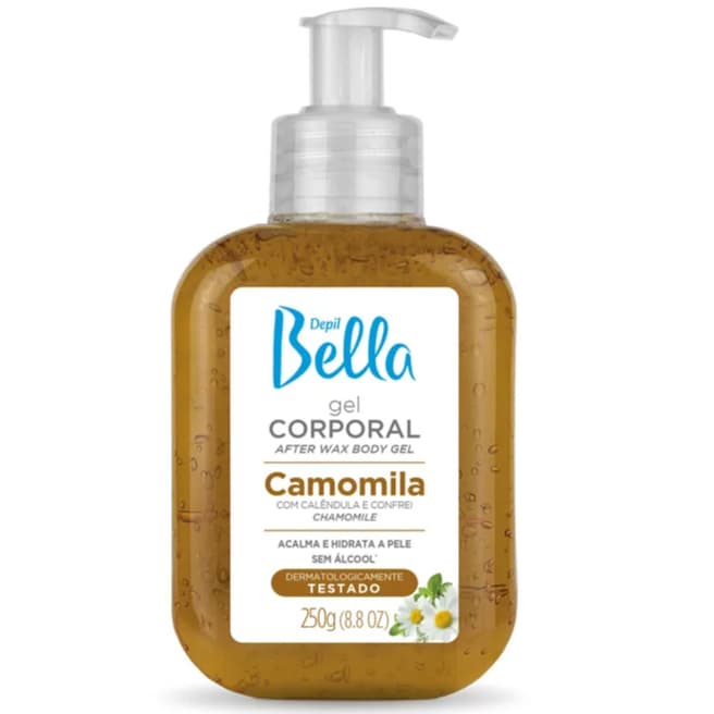 Gel Pós Depilação Camomila 250g Depil Bella