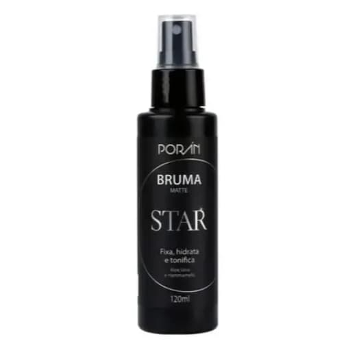 Bruma Star Fixadora de Maquiagem Porán 3 em 1 – Glow ou Matte | 120ml