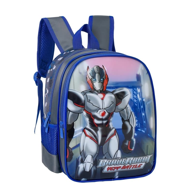 Mochila Escolar Infantil de Costas Transformers