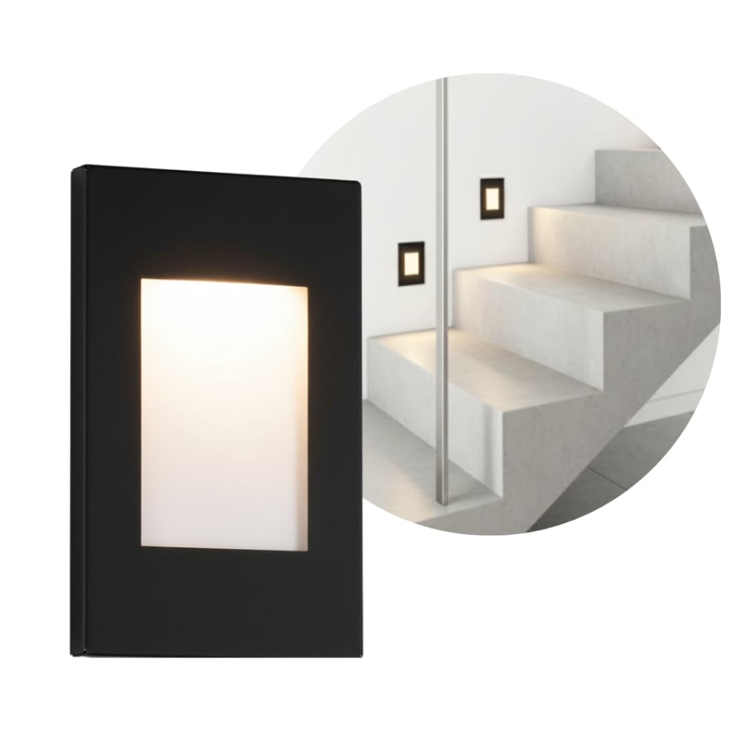BALIZADOR DE EMBUTIR 100% ALUMÍNIO MODERNO PAREDE/MURO ESCADAS SOQ G9