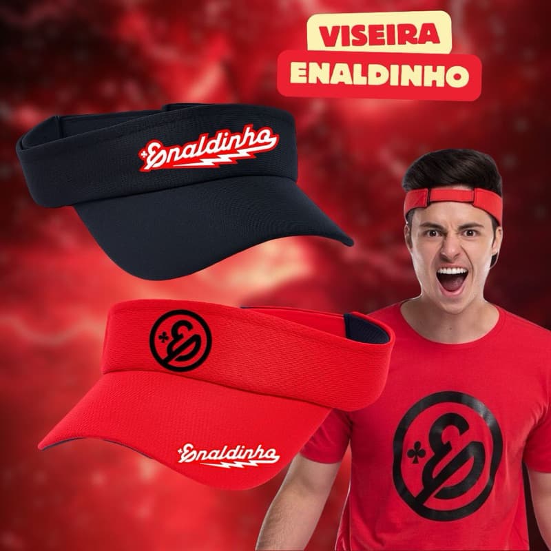 Viseira do Enaldinho/ Tamanho ajustável/ Personalizada com nome
