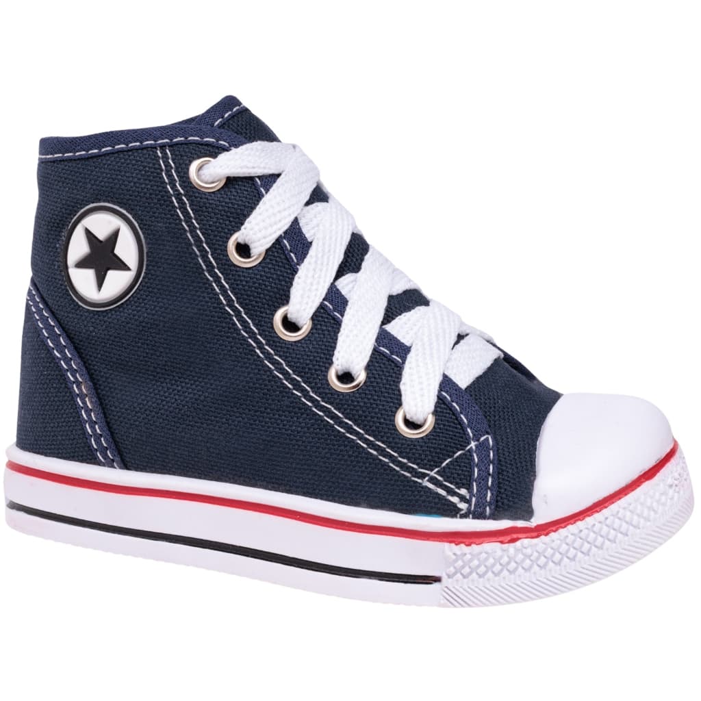 Tênis Cano Alto Infantil Masculino Marinho *ENVIO IMEDIATO*