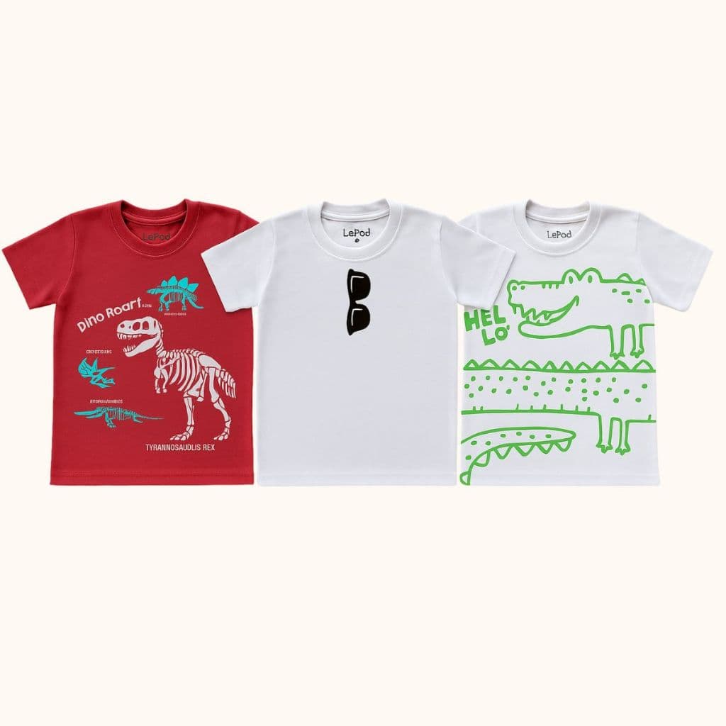 Camisa Meia Malha Manga Curta Menino Roupas Infantil Lisa Tamanho 1/2/3