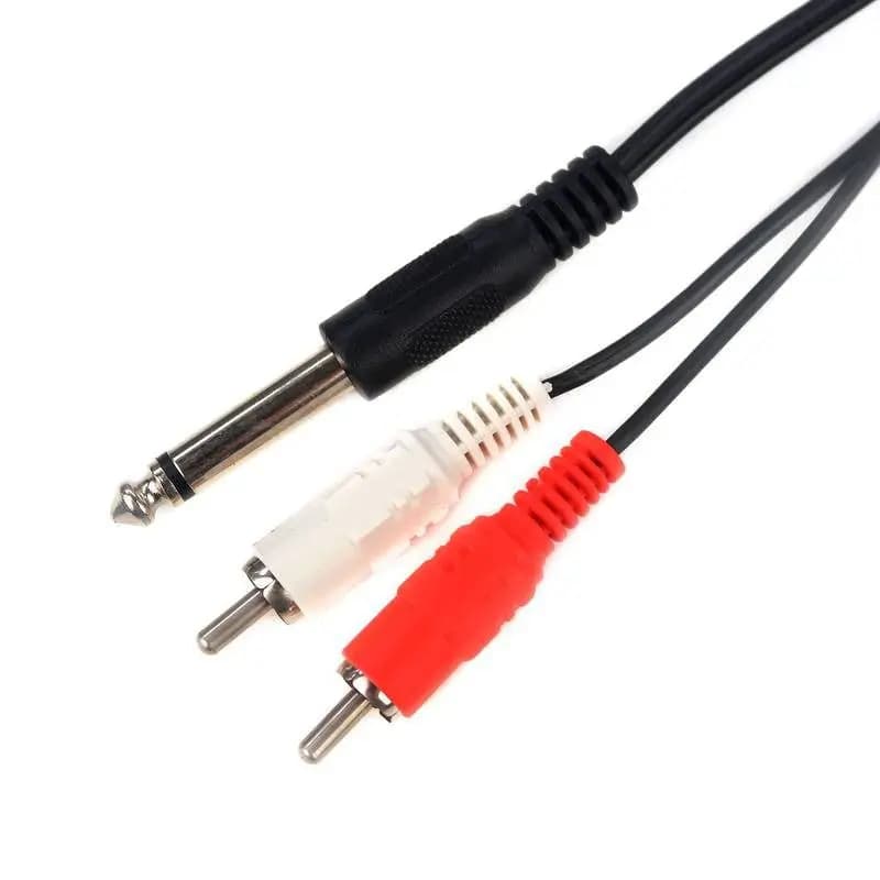 CABO P10 MONO PARA 2 PLUG RCA 1,8 METROS AUDIO