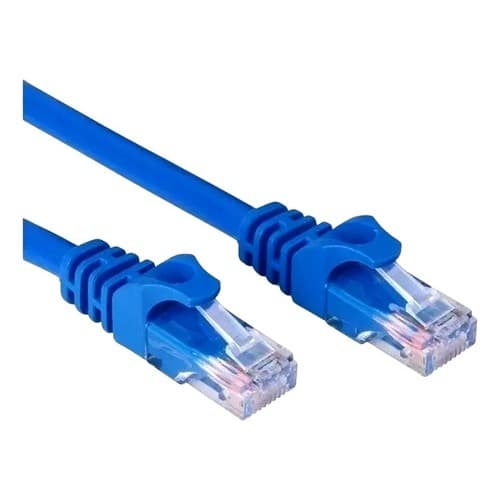 Cabo De Rede 1 Metro Cat6 Ethernet Lan 100% Cobre Pc Game Tv