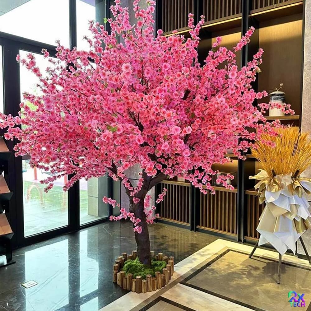 Flores Buquê De Flores De 200 Cerejeira Artificial 10Unidades Flor De Pêssego 60CM Estilo Oriental Para Decoração De Cas