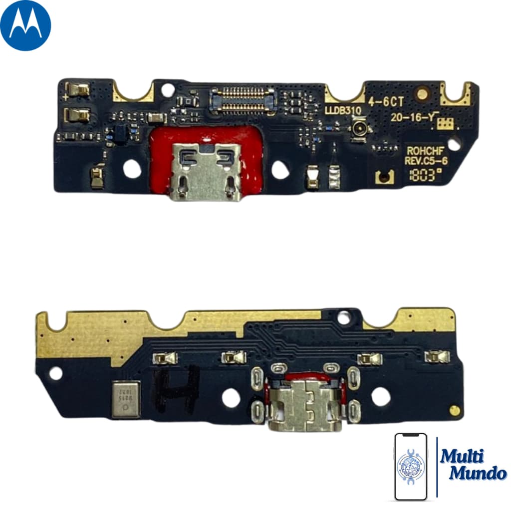 Placa De Carga Microfone Para Moto E5 Xt1944 G6 Play Xt192