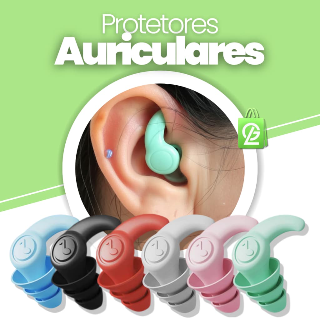 Tampões de Ouvido Protetor Auditivo Auricular 3 Camadas para Dormir Natação Concentração Trabalho