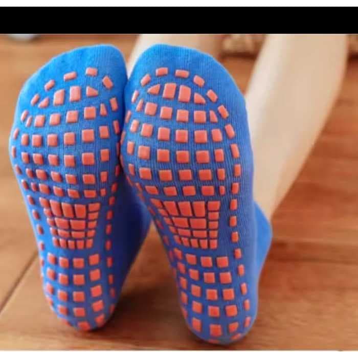 Meia femininas yoga pilates trampolim  adulto/crianças silicone antiderrapante meias de algodão massagem