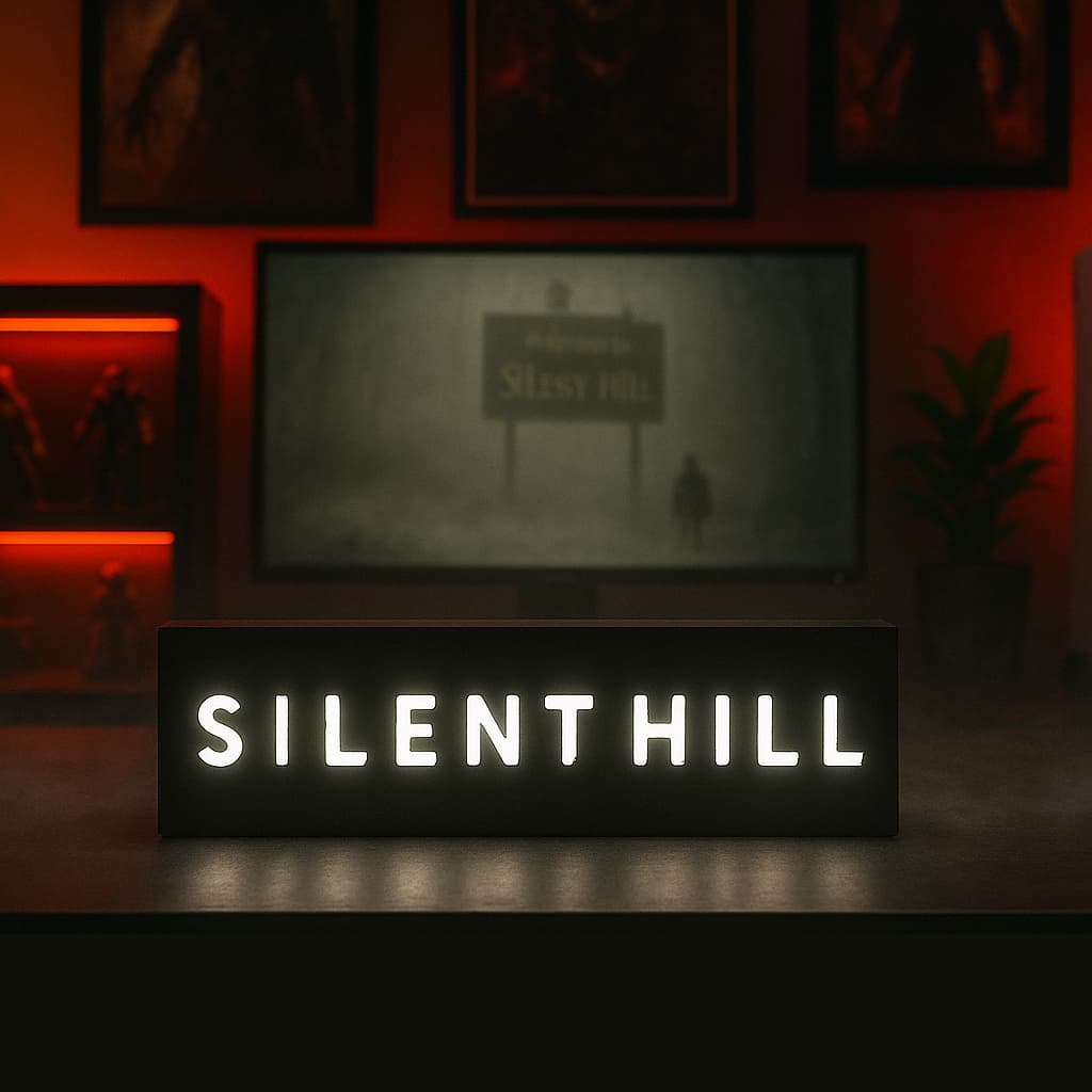 Luminária Gamer Exclusiva Do Jogo Silent Hill F Com Led Bivolt Para Setup Gamer e Presente Geek
