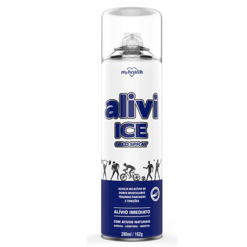 Kit 3 Spray Gelo Alivi Ice Alivio Imediato Dor Torção  Traumas Pancadas Para Atletas