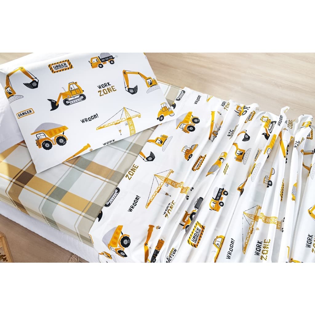 Jogo De Cama Tutti Kids Solteiro 3 Peças Micropercal 200 Fios Lindas Estampas Divertidas