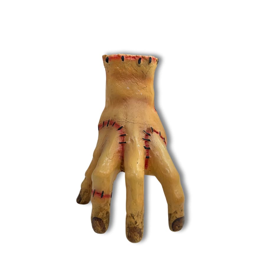 Figura Decorativa Mãozinha da Wandinha – Resina 12cm